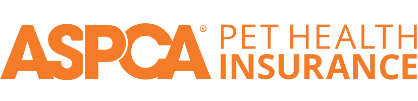 ASPCA Pet Health Insurance logo in orange text.